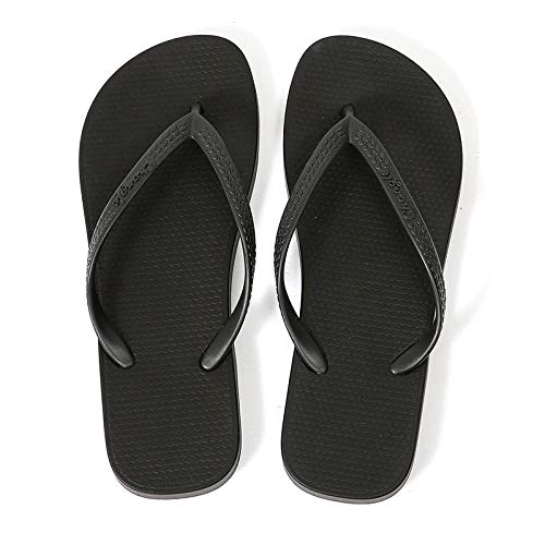 COQUI Slippers Mujer Cerradas,Verano Chanclas de Color sólido para Hombres Chanclas de Playa Simples Sandalias y Zapatillas de Uso Exterior para Hombres-Drag Femenino Negro_41