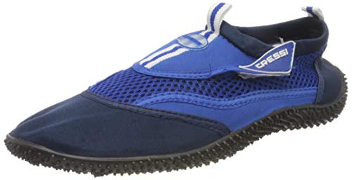 Cressi Reef Calzado para Mar y Deportes Acuáticos, Unisex Adultos y Niños, Azul Claro/Azul, 42