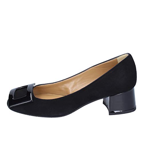 CRISPI Zapatos de salón Mujer Gamuza Negro 35 EU