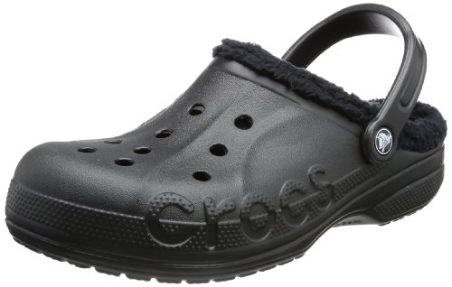 Crocs Baya Lined, Unisex Adulto Zueco, Negro (Black/Black), 43-44 EU