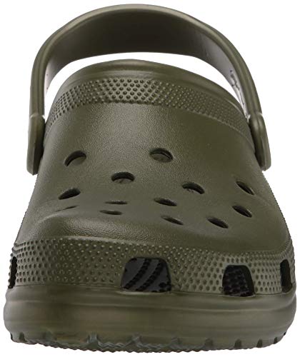 Crocs Classic Zuecos con Correa Trasera Unisex Adulto Army Green 42-43