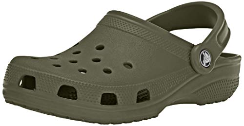 Crocs Classic Zuecos con Correa Trasera Unisex Adulto Army Green 42-43