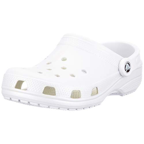 Crocs Classic Zuecos Unisex Adulto White 37-38