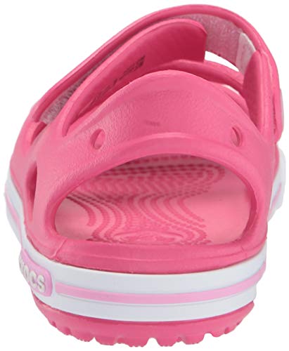 Crocs Crocband II Sandal PS K, Sandalias Unisex Niños, Rosa (Paradise Pink/Carnation), 22/23 EU