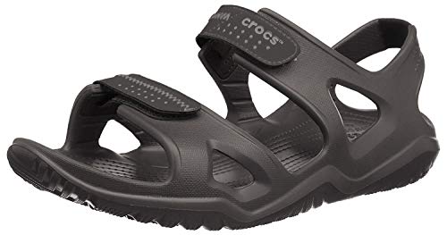 Crocs Swiftwater River Sandal M, Sandalias para Hombre, Negro (Black), 48/49 EU