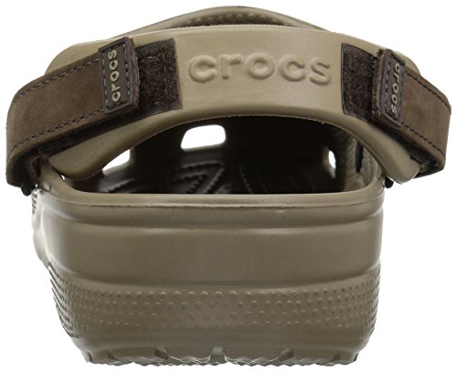 Crocs Yukon Vista Clog M, Zuecos para Hombre, Marrón (Espresso/Khaki 22y), 39/40 EU