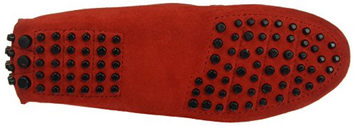 CUPLÉ Serraje Tacos, Mocasines Mujer, Rojo (Fuego), 36 EU