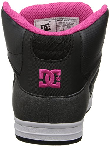 DC Rebound High J Shoe HCO, Zapatillas Altas para Mujer, Negro (Black/Fuchsia-BFU), 36 EU