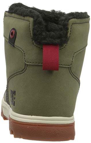 DC Shoes Woodland - Botas de Invierno de Cuero con Cordones - Hombre - EU 43