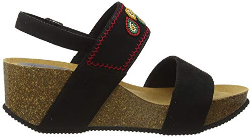 Desigual Beach Bio, Mujer, Negro, 37 EU