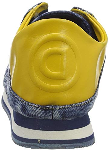 Desigual Shoes Pegaso Mandala, Zapatillas Mujer, Azul Denim Dark Blue 5008, 38 EU