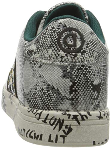 Desigual Shoes_Cosmic_Snake, Zapatillas para Mujer, Negro, 36 EU