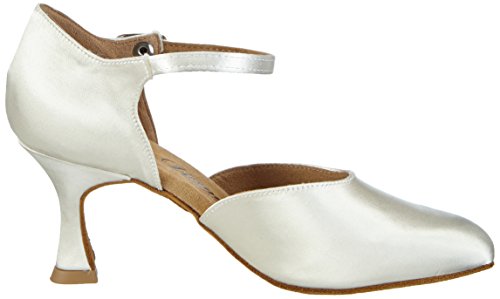 Diamant Diamant Brautschuhe Standard Tanzschuhe 051-085-092 - Zapatos de baile - standard & latino para mujer, Blanco - blanco, 38 2/3