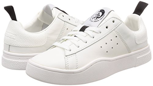 Diesel S-Clever Low W, Zapatillas Mujer, Blanco (White/White H0038/P1729), 39 EU