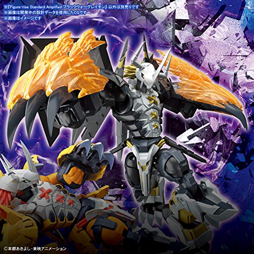 Digimon - Figura de Altura estándar Amplificado Negro Wargreymon - Kit Modelo