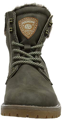 Dockers by Gerli 43fa302, Botas Militar Mujer, Verde (Bottle 830), 38 EU