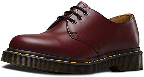 Dr. Martens 1461, Zapatos de Cordones Unisex Adulto, Rojo (Cherry Red), 43 EU