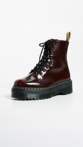 Dr. Martens 2976 botina vegano rojo cereza Cambridge Cepillo rojo burdeos 21802600, Dr. Martens Schuhe Damen:36