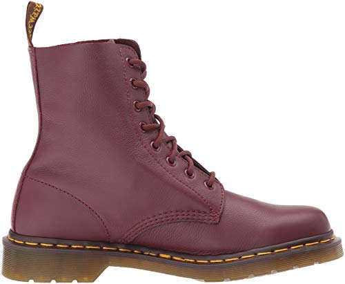 Dr. Martens PASCAL Virginia DRESS BLUE, Botas Mujer, Rojo (Cherry Red), 37 EU