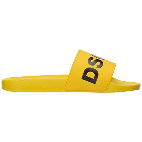 Dsquared2 Hombre D2 Chancla Giallo 43 EU