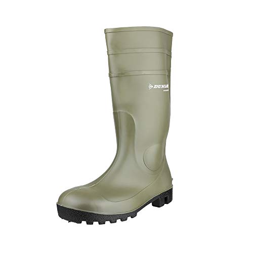 Dunlop 142PP PROTOM. S5 Unisex adulto Caña media Botas de agua - hombre, Oliva / Verde, 47 EU