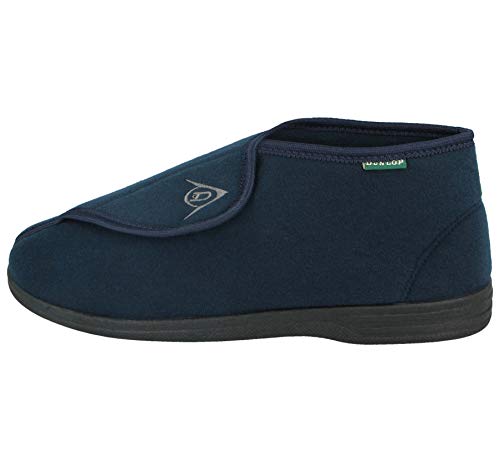 Dunlop Dmh7595 Hombre Azul Marino Ajustables Toque de Fijación Ortopédicos Botas Zapatillas EU 42