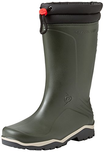 Dunlop K486061 - Botas Ventisca forro de piel sin puntera de acero, color verde