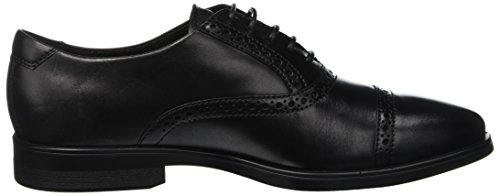 Ecco Melbourne, Zapatos de Cordones Oxford para Hombre, Schwarz (Black 1001), 46 EU