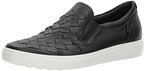 ECCO Soft 7 Ladies, Mocasines para Mujer, Negro (Black), 39 EU