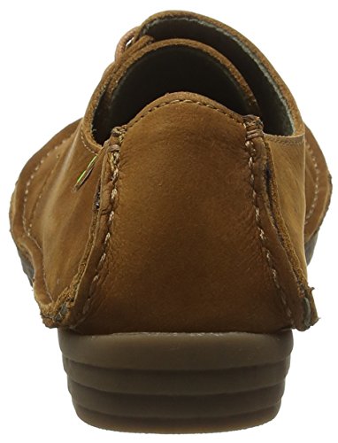 El Naturalista Nf80 Pleasant Rice Field, Zapatos de Cordones Derby para Mujer, Marrón (Wood), 41 EU