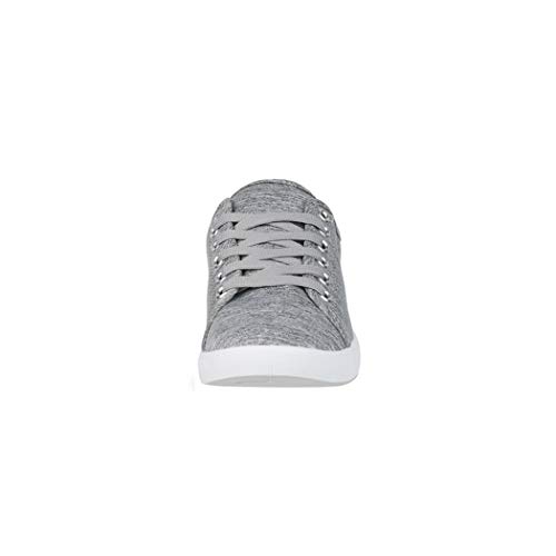 Elara Zapatilla de Deporte Unisex Low Top Textil Chunkyrayan Gris CL33318 Grey-39