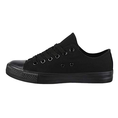 Elara Zapatos Unisex Deportivas Chunkyrayan Todo Negro BenkeyB BB-E-4/E-6 Allblack-39