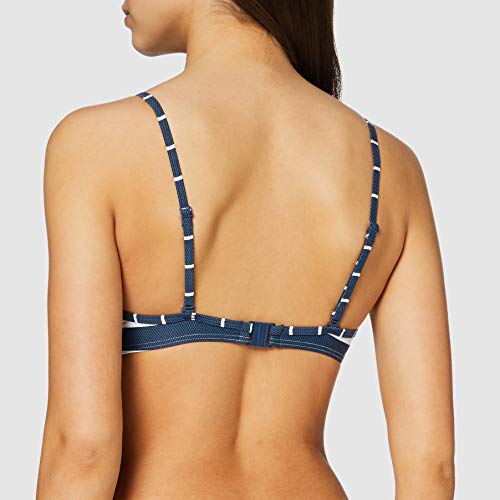 Esprit North Beach Pad.Bra MF Parte de Arriba de Bikini, Azul (Dark Blue 405), 95B (Talla del Fabricante: 40 B) para Mujer