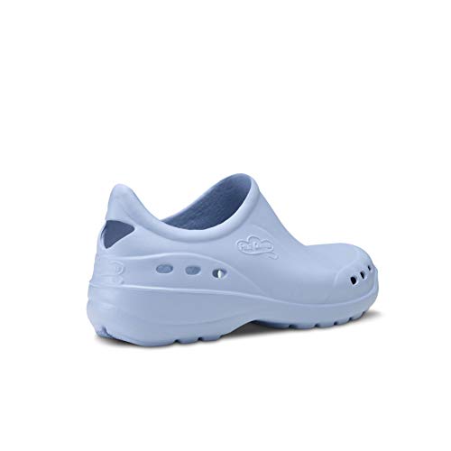 Feliz Caminar - Flotantes Shoes, Zapato Sanitario, Celeste, 38 EU