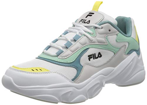 Fila Collene, Zapatillas Mujer, Blanco (White/Cameo Blue), 37 EU