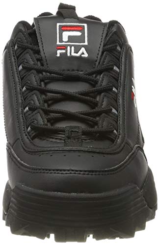 FILA Disruptor, Zapatillas Mujer, Negro (Black/Black), 36 EU