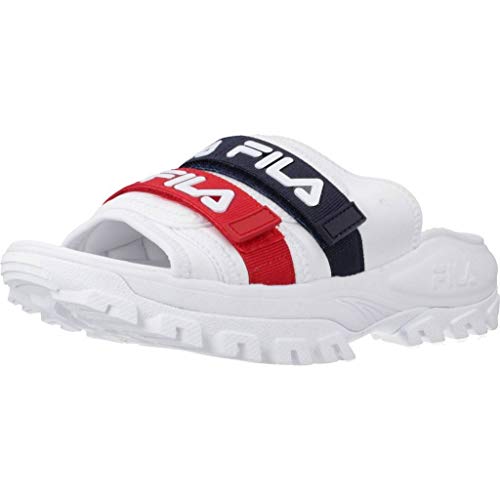 Fila Sandalias Chanclas Mujer Disruptor para Mujer Blanco 39 EU