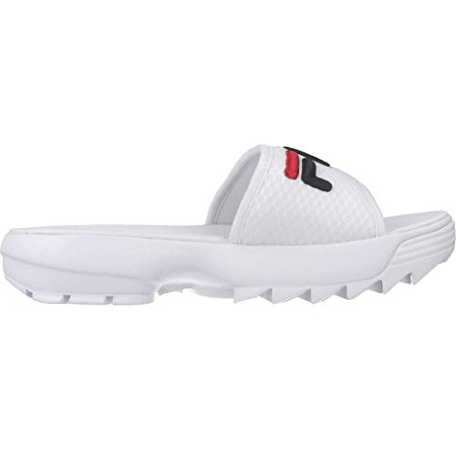 Fila Sandalias Chanclas Mujer Disruptor Slide WMN para Mujer Blanco 39 EU