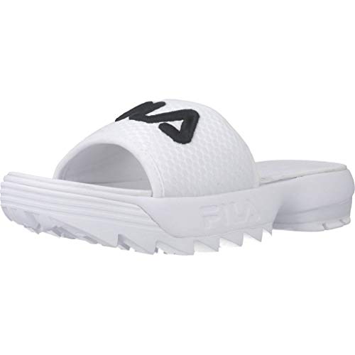 Fila Sandalias Chanclas Mujer Disruptor Slide WMN para Mujer Blanco 39 EU