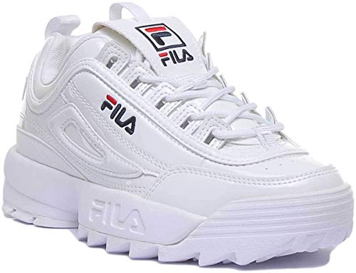 Fila Wmn Disruptor Low 1010746-1fg, Zapatillas Mujer, Blanco (White 1010746/1fg), 37 EU