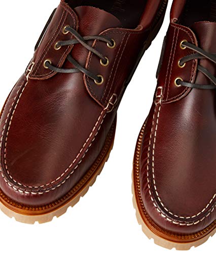 find. AMZ142 - Leather Náuticos, Zapatos para Hombre,Marron, 41 EU