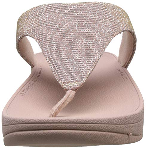 FitFlop Lottie Glitzy, Sandalias de Punta Descubierta Women's, Rosa (Rose Gold 323), 41 EU