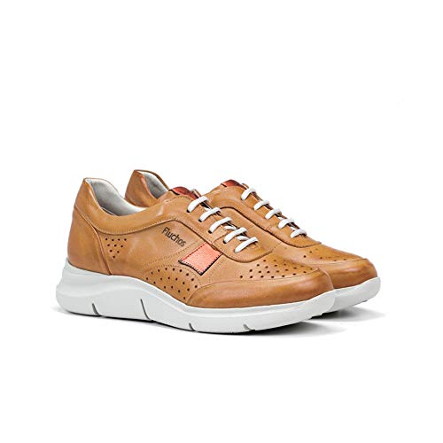 FLUCHOS 766 Deportivo Piel Mujer Camel 39