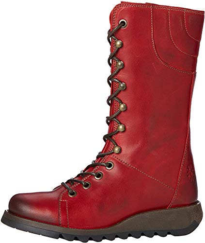 Fly London Ster768fly Botas Mujer, Rojo (Red), 41 EU (8 UK)