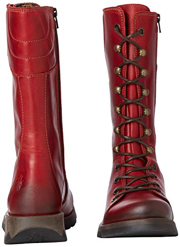 Fly London Ster768fly Botas Mujer, Rojo (Red), 41 EU (8 UK)