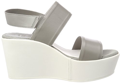 G-Star RAW Corestrap Flatform, Sandalias de Plataforma para Mujer, Gris (Industrial Grey 1816), 39 EU