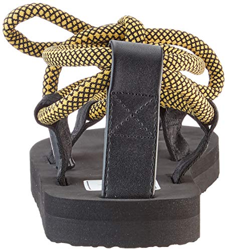 G-STAR RAW Ghillie OG, Chanclas Mujer, Multicolor (Black/Yellow 8691-2069), 38 EU