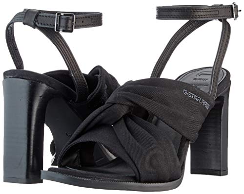 G-STAR RAW Knot-Marina Heel, Chanclas Mujer, Negro (Black 8390-990), 41 EU