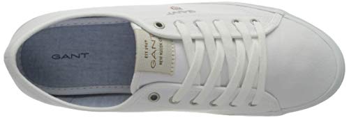 GANT Preptown, Zapatillas Mujer, Blanco Brillante, 36 EU