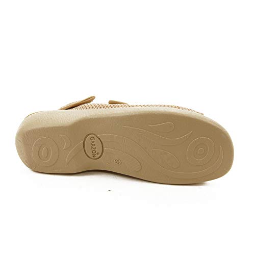 GARZON - Zapatilla Calle 3215-RBG para: Mujer Color: Beige Talla: 41